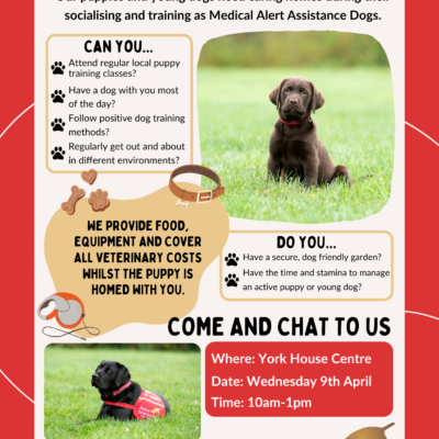 Medical Detection Dogs Need You!