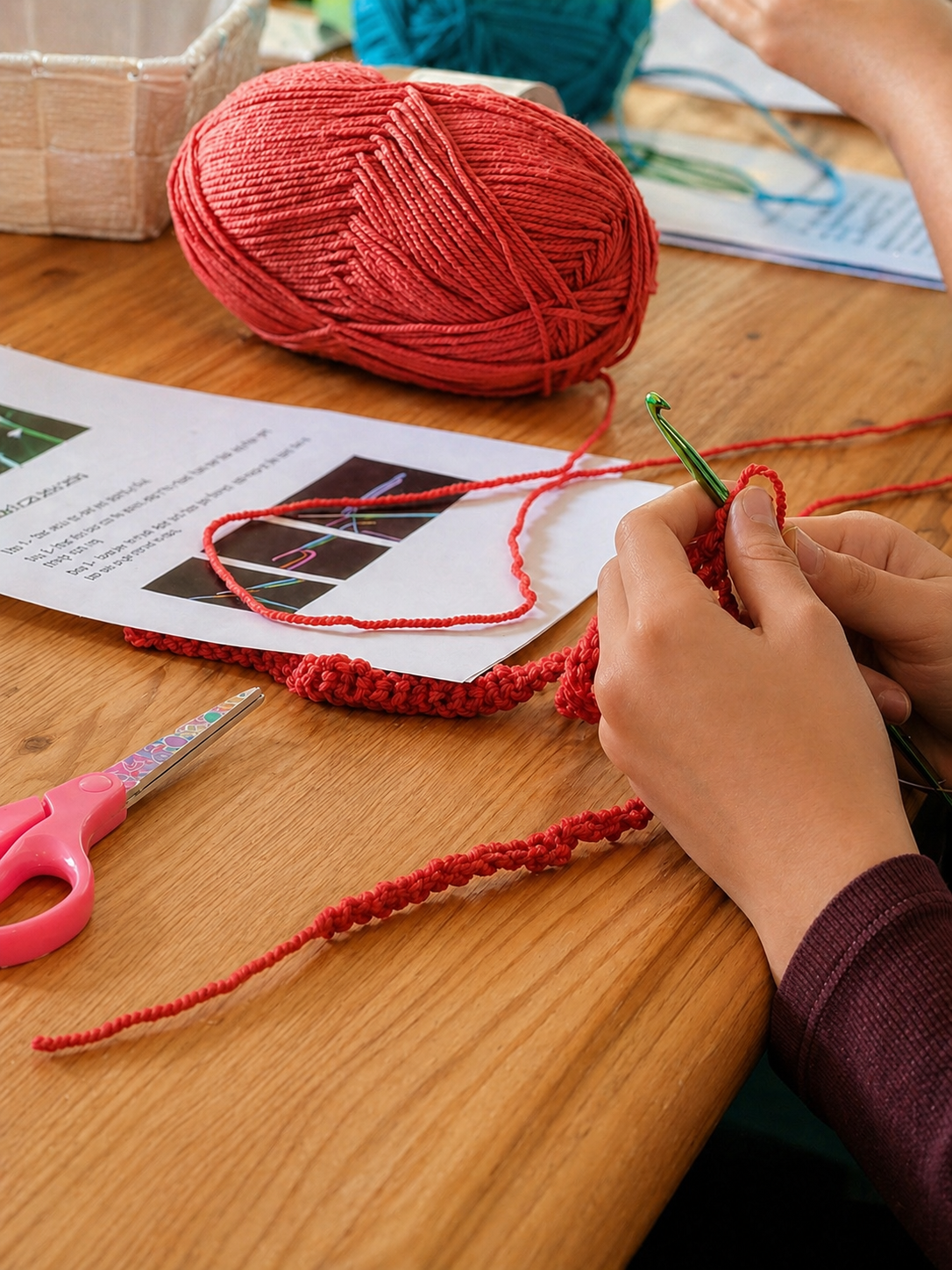Kids crochet class beginners