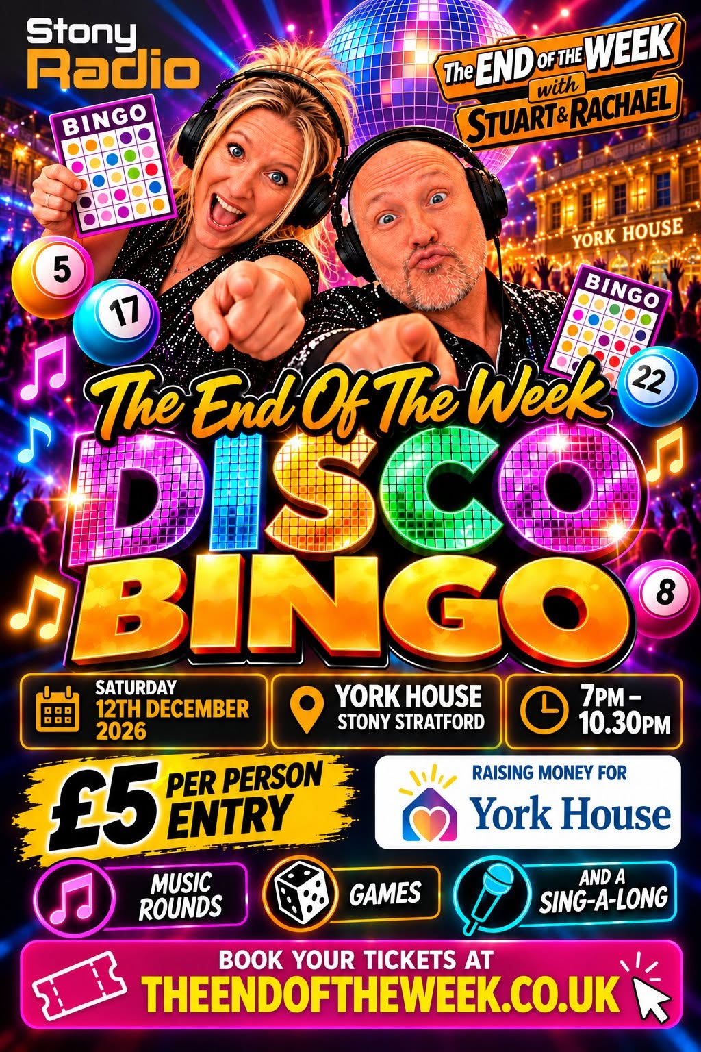 DISCO BINGO IS COMING TO STONY STRATFORD!